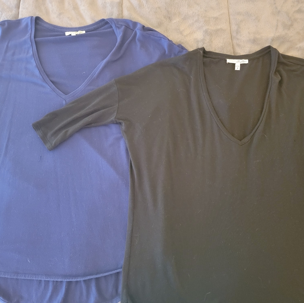*bundle* EXPRESS womens Large long tunic, deep V